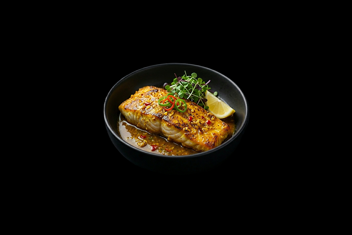 Haldi Chilli Sea Bass